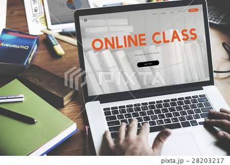Distance learning online webpage interface 28203217