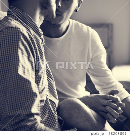 Gay Couple Love Home Concept 28203891