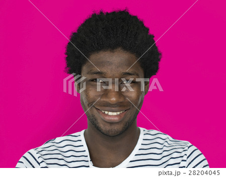 African Descent Man Smiling Concept 28204045