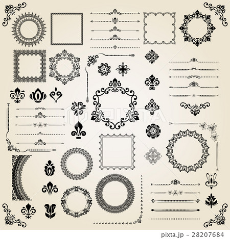 Vintage Set of Horizontal, Square and Round 28207684