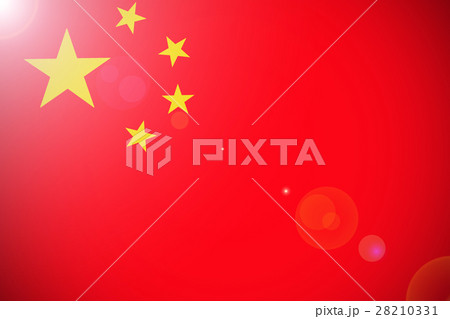 China national flag 3D illustration symbol. China national flag 3D illustration symbol. 28210331