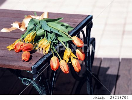 チューリップの花束 28213792