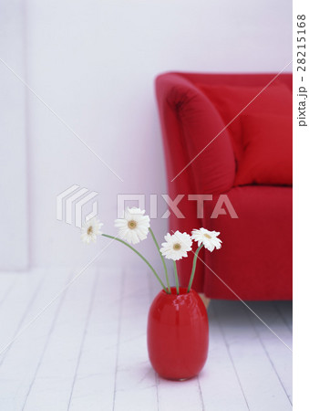花瓶とソファー 28215168