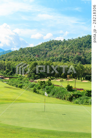 Golf course landscape Golf course landscape 28218306
