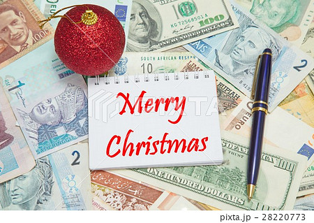 Notebook page with text MERRY CHRISTMAS Notebook page with text MERRY CHRISTMAS 28220773