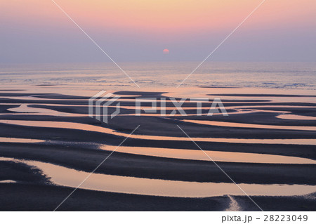 真玉海岸の夕景 28223049