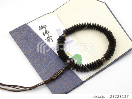 御仏前袋と袱紗と数珠 28223137