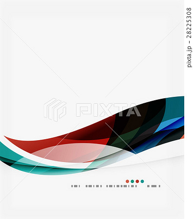 Modern geometric wavy shapes on light Modern geometric wavy shapes on light 28225308