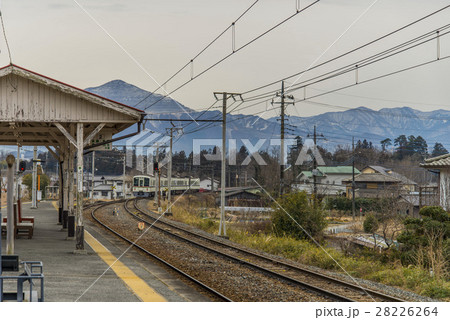 秩父鉄道 和銅黒谷駅の写真素材 [28226264] - PIXTA