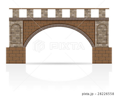 stone bridge stock vector illustration 28226558