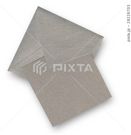 Silver card and envelope. 28226703