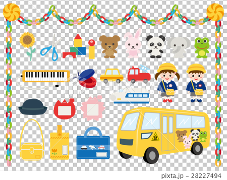 幼兒園收藏品插圖集 28227494