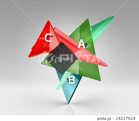 3d triangle modern composition 3d triangle modern composition 28227628