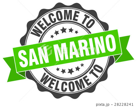 San Marino round ribbon seal San Marino round ribbon seal 28228241