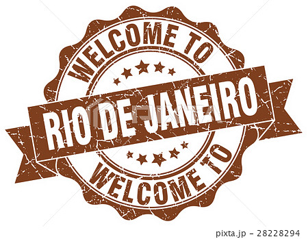 Rio De Janeiro round ribbon seal 28228294