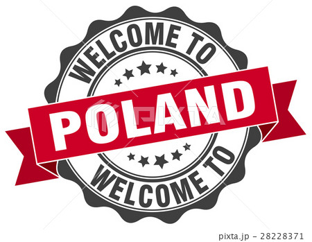 Poland round ribbon seal 28228371