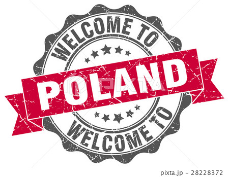 Poland round ribbon seal 28228372