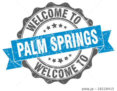 Palm Springs round ribbon seal 28228415