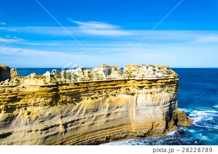 Sentinal rocks in the sea by the Great Ocean Road Sentinal rocks in the sea by the Great Ocean Road 28228789