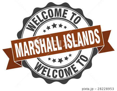 Marshall Islands round ribbon seal Marshall Islands round ribbon seal 28228953
