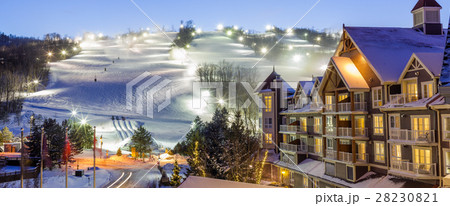 Blue Mountain Village in winter 28230821