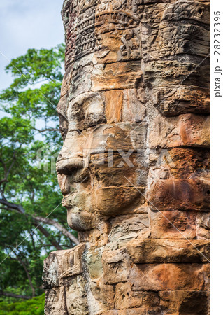 Stone murals and sculptures in Angkor wat 28232396