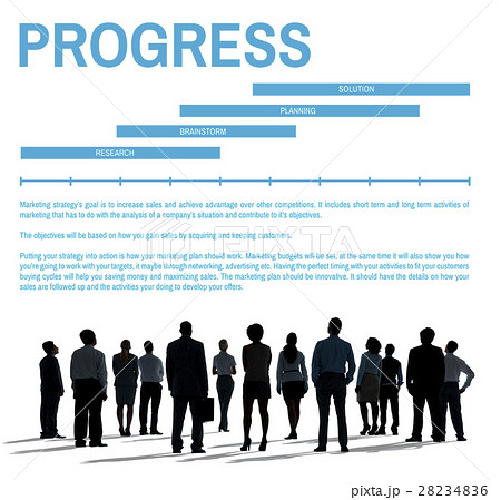 Marketing Business Strategy Progress Concept 28234836