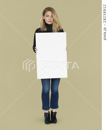 Woman Smiling Happiness Banner Copy Space Portrait Concept Woman Smiling Happiness Banner Copy Space Portrait Concept 28238912
