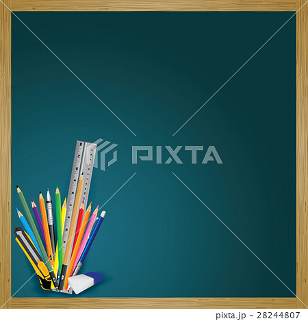 Green board and Object tool for office stationery. Green board and Object tool for office stationery. 28244807