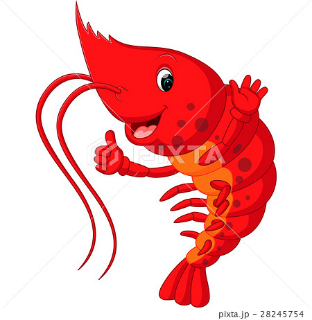 Cute lobster cartoon 28245754