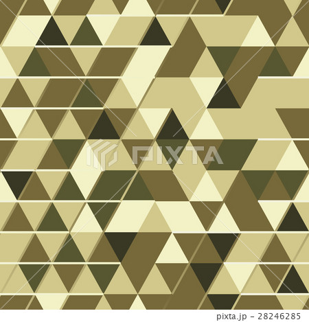 Khaki seamless pattern with triangular protection 28246285