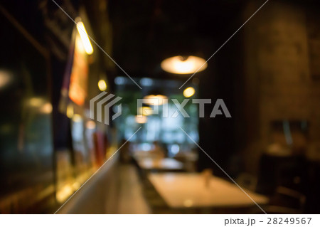 Blur coffee shop or cafe restaurant with bokeh 28249567