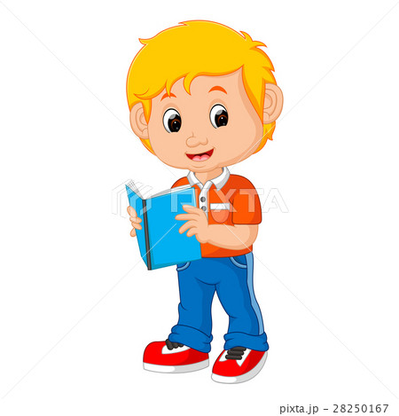 boy reading book 28250167