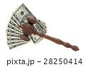 Judges or Auctioneers Gavel Or Hammer And Money 28250414