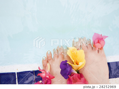 女性の足元 28252969