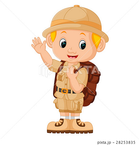 illustration of Boy camping illustration of Boy camping 28253835