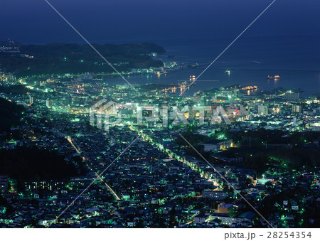 小樽市街夜景 28254354