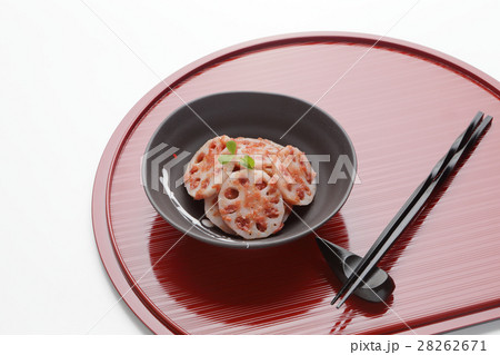 レンコンの梅おかか和え 28262671