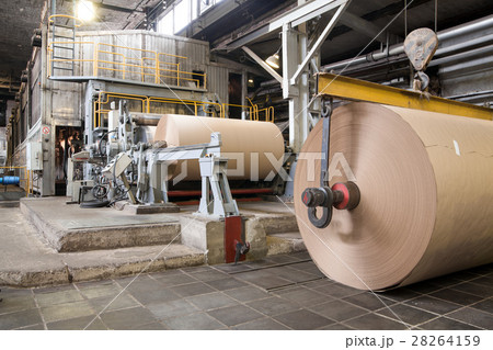 Machine at paper manufacturing 28264159