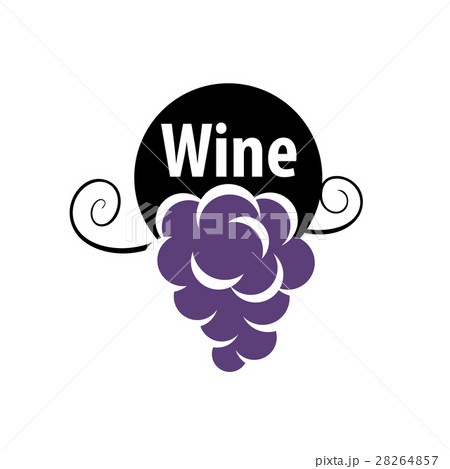 bunch of grapes for wine logo 28264857