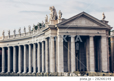 Saint Peter's square at the Vatican Saint Peter's square at the Vatican 28266149