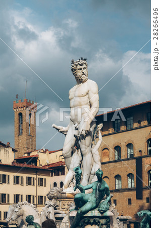 Fountain Neptune in Piazza della Signoria Florence Fountain Neptune in Piazza della Signoria Florence 28266496