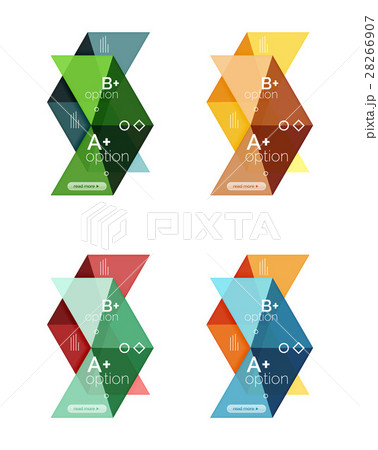 Vector collection of colorful geometric shape 28266907
