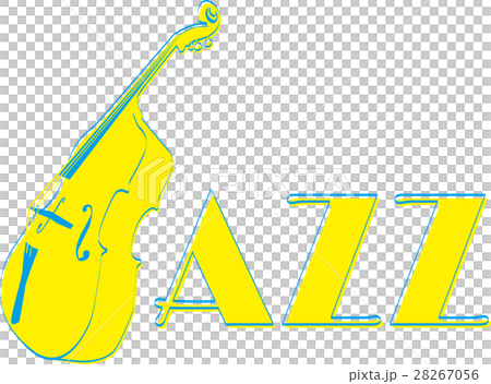 ベース＿jazz_シルエット 28267056
