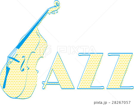 ベース＿jazz_シルエット 28267057