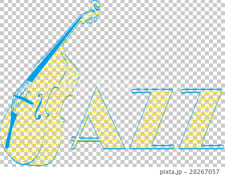 ベース＿jazz_シルエット 28267057