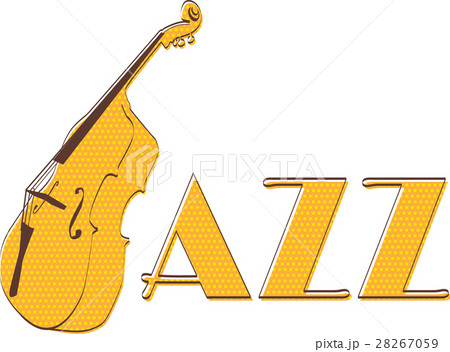 ベース＿jazz_シルエット 28267059