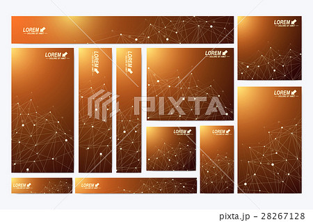 Scientific standard size banners. Geometric Scientific standard size banners. Geometric 28267128