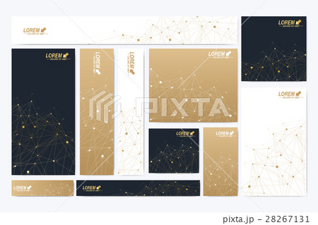 Scientific standard size banners. Geometric 28267131