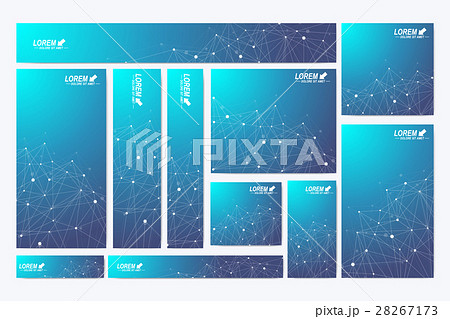Scientific standard size banners. Geometric Scientific standard size banners. Geometric 28267173